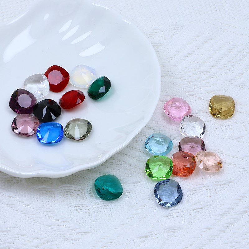 Dongzhou Square transparent glass rhinestones K9 crystal fancy stone wholesale loose crystal beads for jewelry diy accessories
