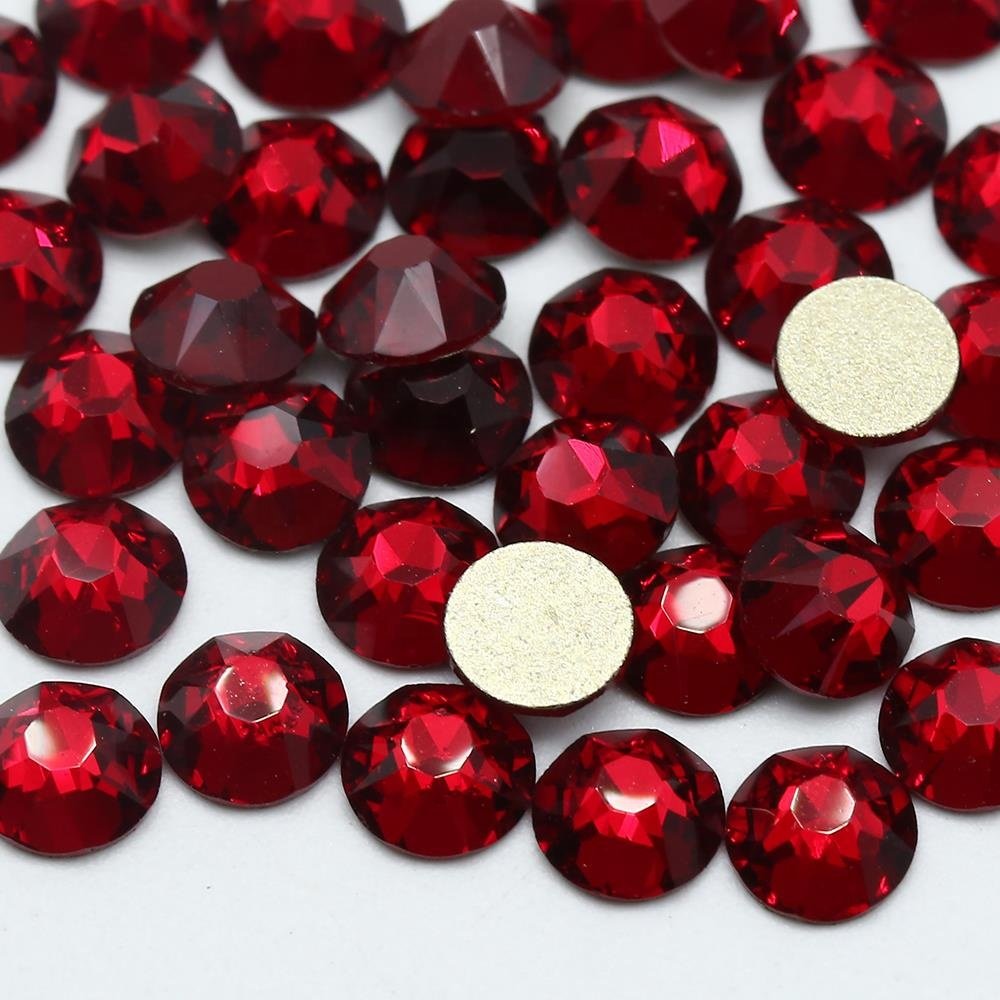 Factory 16 cut 2088 rhinestones Crystal AB 8+8 Glass Rhinestone Non Hot Fix Flat Back For Nail Art