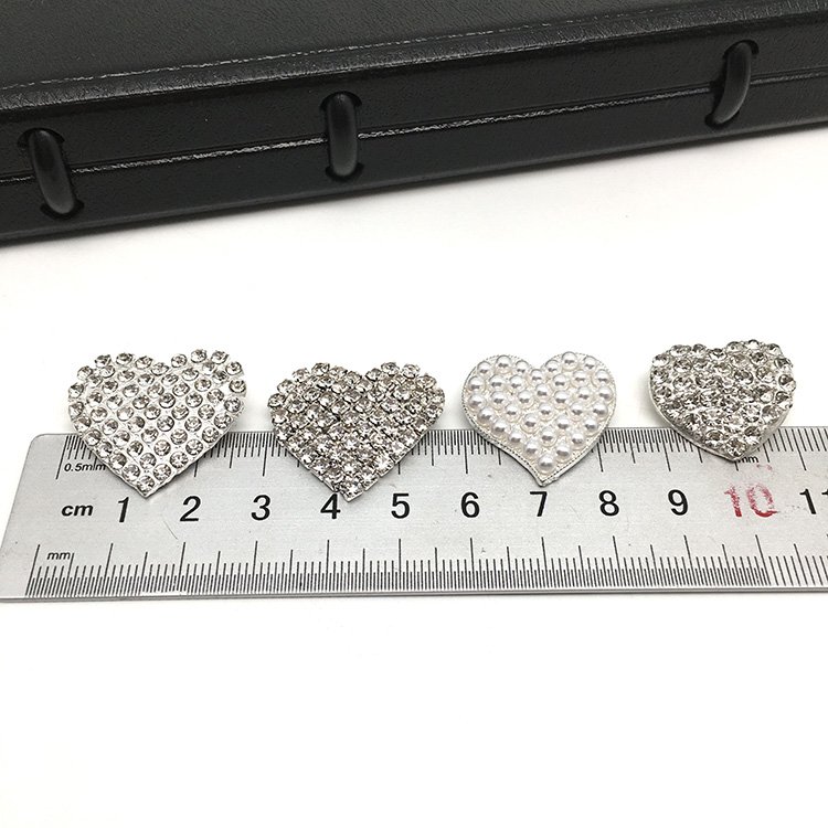 New Design Bling Metal Button for Wedding Dress flower decorative nickel-free rhinestone Jewelry metal button