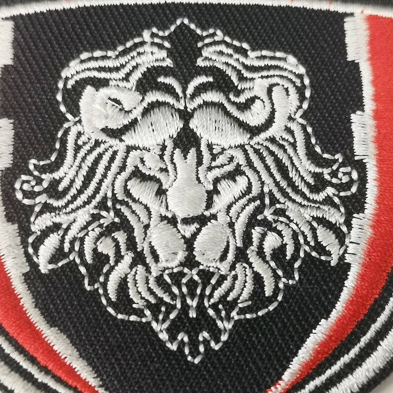 High Quality Patches Hoodie Sewing Cartoon Tiger Beaded Embroidery Rhinestone Patch
