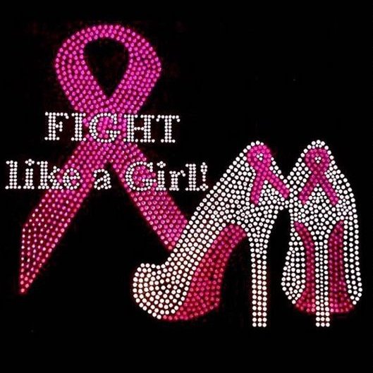 Pink Ribbon Custom Rhinestone Transfers Hotfix Breast Cancer Motif Crystal Rhinestone Iron On Transfer For Shirt