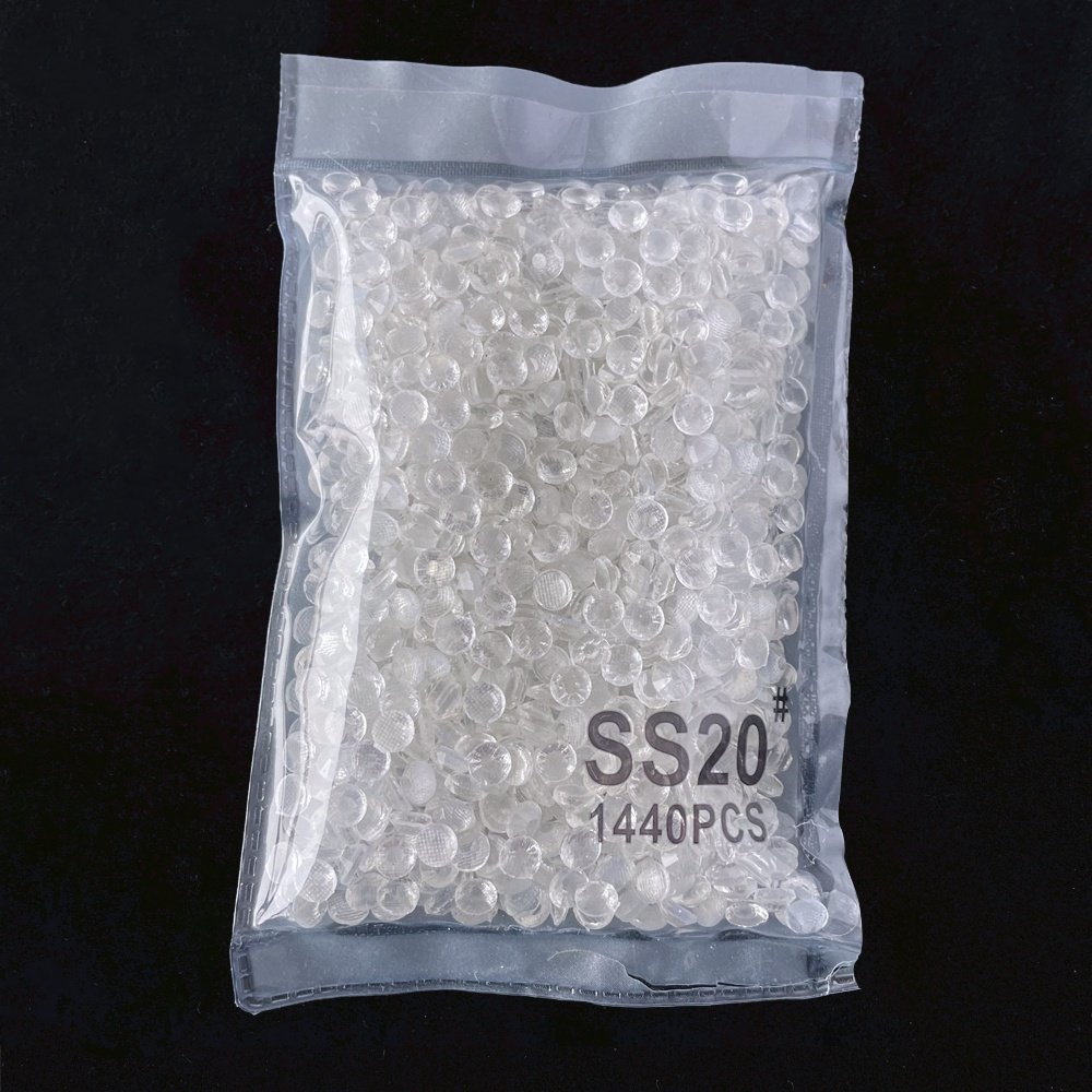 Flat Back Glass rhinestones Stone transparent High Quality Hot fix Crystal Rhinestones Used Shoes Gymnastics Shoes