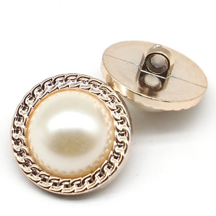 Wholesale Garment Accessories Hand Sewing Shank Rhinestone Pearl Buttons