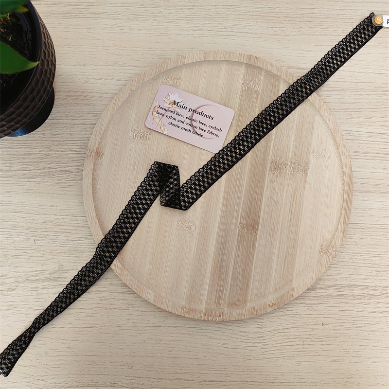 BINGC20 2.5cm Stretch elastic Lace Trim Floral Lace Fabric Elastic Lace Ribbons for Crafts and Gift Wrapping Decorating