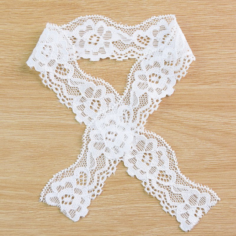 Nylon spandex elastic lace 3.2 cm underwear lace trim