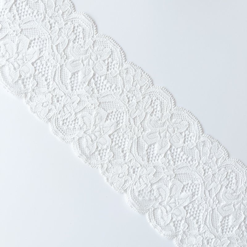 Factory Directly Lace Trim Elastic Nylon Floral Lace Trims