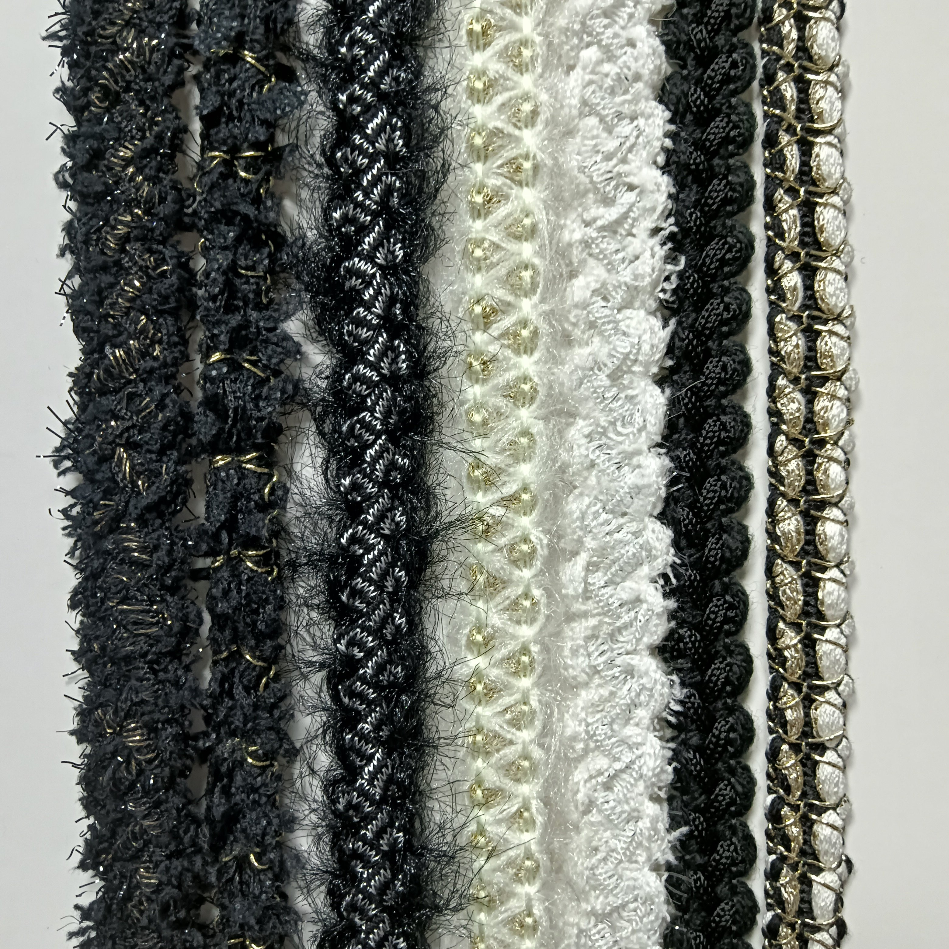 Hot Sell Webbing Chain Sequins Embroidery Lace Trim Polyester Trim Diy Colored Ribbon For Garment