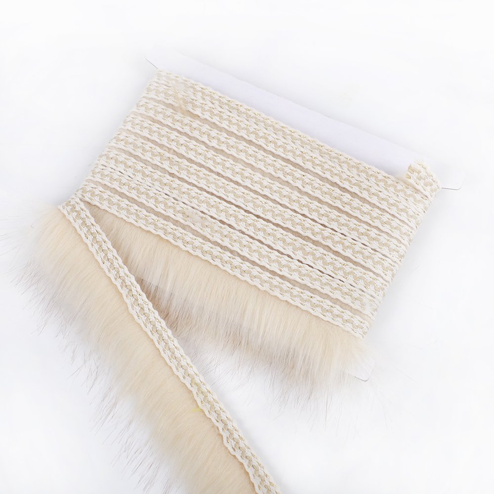 Hot Sell Tassel Trim Fashionable Design White Polyester Long Silk Fringe For Dresses Garment