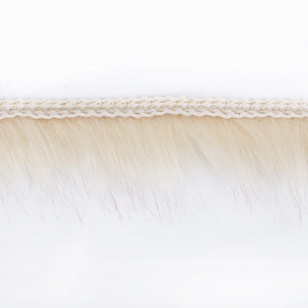 Hot Sell Tassel Trim Fashionable Design White Polyester Long Silk Fringe For Dresses Garment
