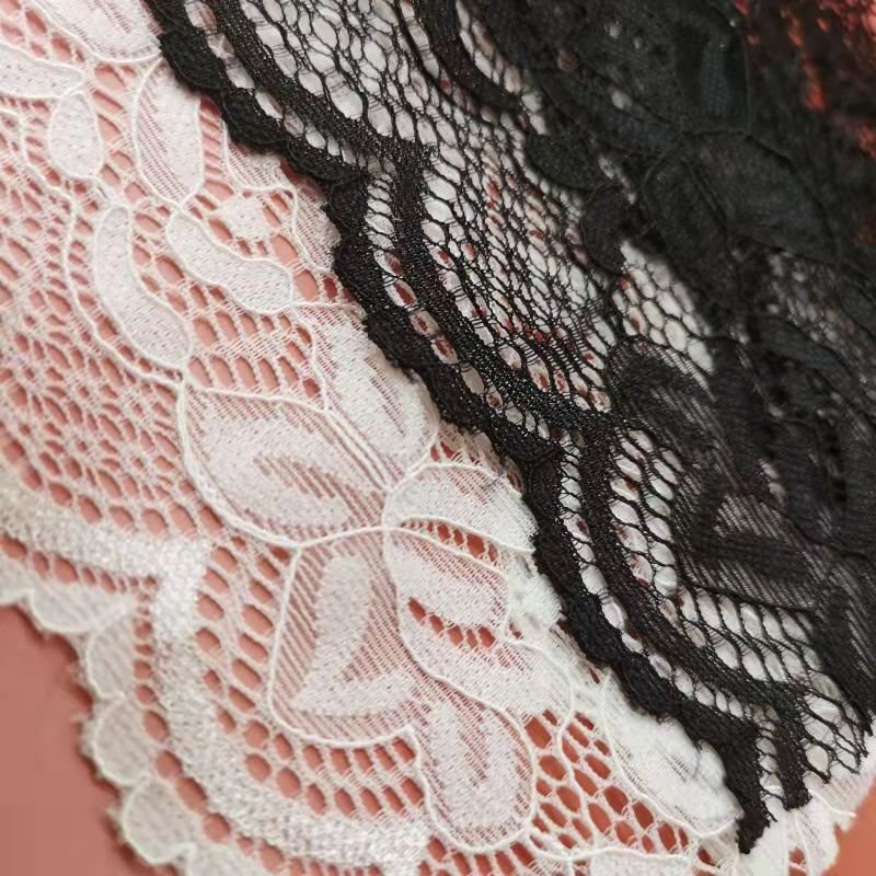 ZJ028 20 Years Manufacturer Chinlon 90% Spandex 10% French Lace Lace Trim Elasticated Knitted Elastic Lace for Wedding Underwear