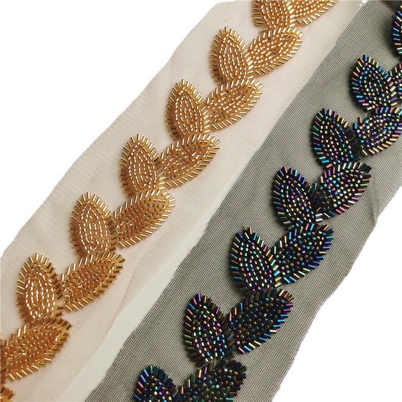 Beaded Jewelry Trim, Wedding Beaded Trim Curtains, shoes, accessories