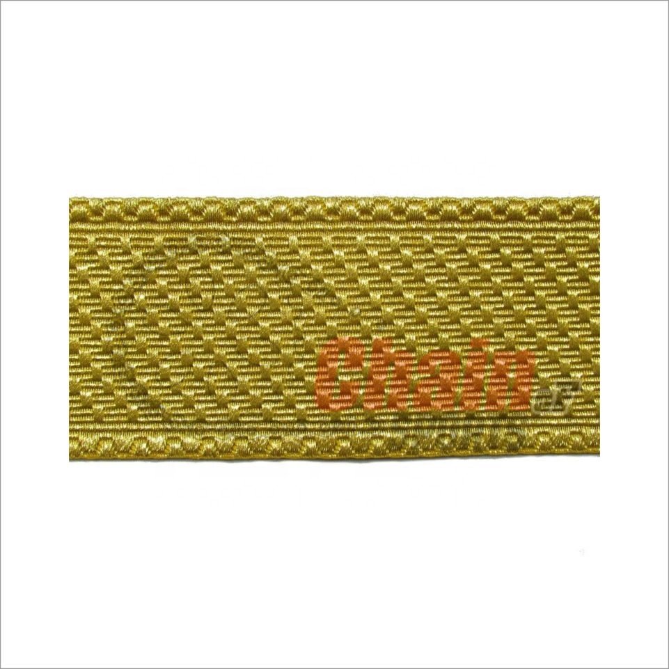 High Quality French Gold Braids Laces Bullion Wire Trimmings Beaded Uniform Galloon Trim Textile Craft OEM Accessory Border
