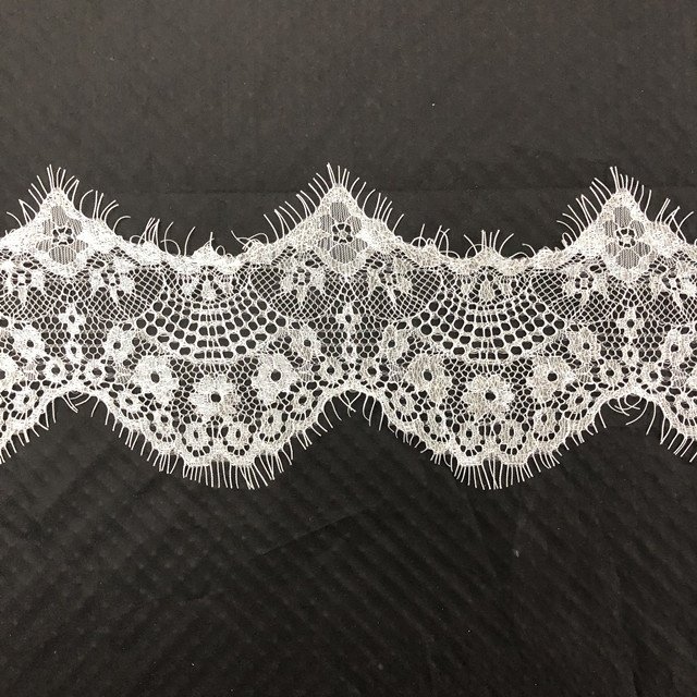 Elastic tulle sewing lace trimming flower French lace trim