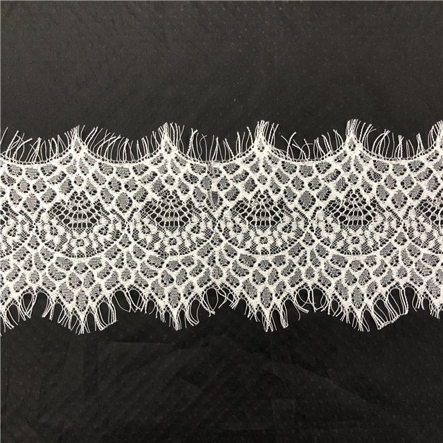 Elastic tulle sewing lace trimming flower French lace trim