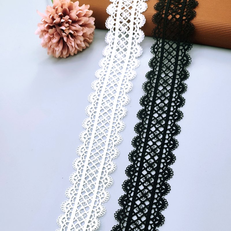 Lace Trim Ribbon Glitter Lace Trimmings Fabric for Sewing DIY Accessories Women Clothing Costume Decor