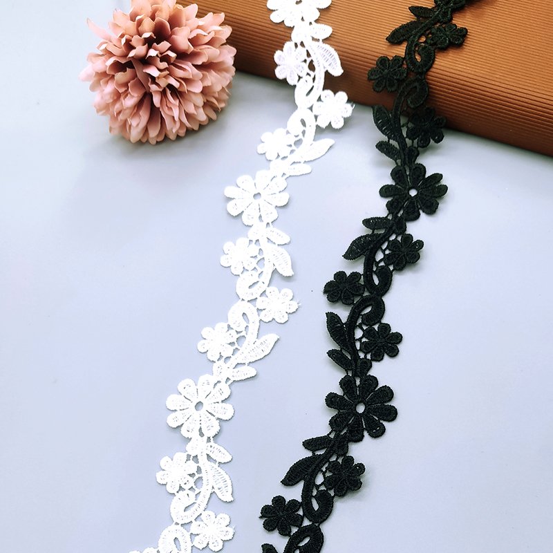 Lace Trim Ribbon Glitter Lace Trimmings Fabric for Sewing DIY Accessories Women Clothing Costume Decor