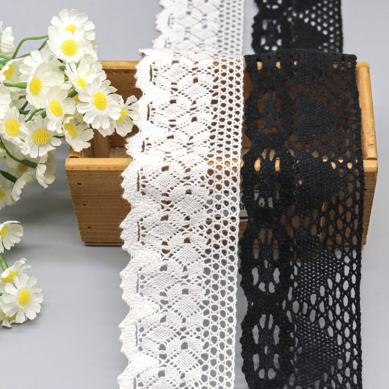 manufacturer wholesale border lace trim handmade vintage decorative lace trim for sewing