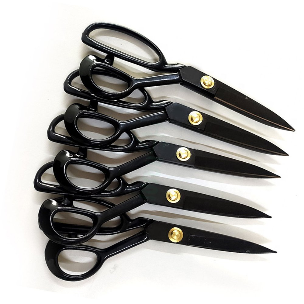 Professional high-carbon steel Black sewing scissors tailor For Dressmaker Sewing Fabric