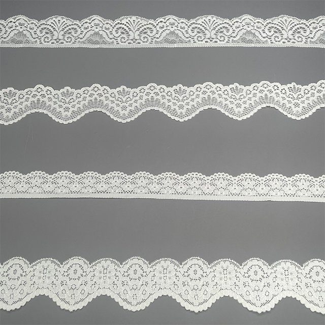 TUTON Custom Elastic Lace 2.7/4.5/4.8 CM Embroidery Trim For Lingerie