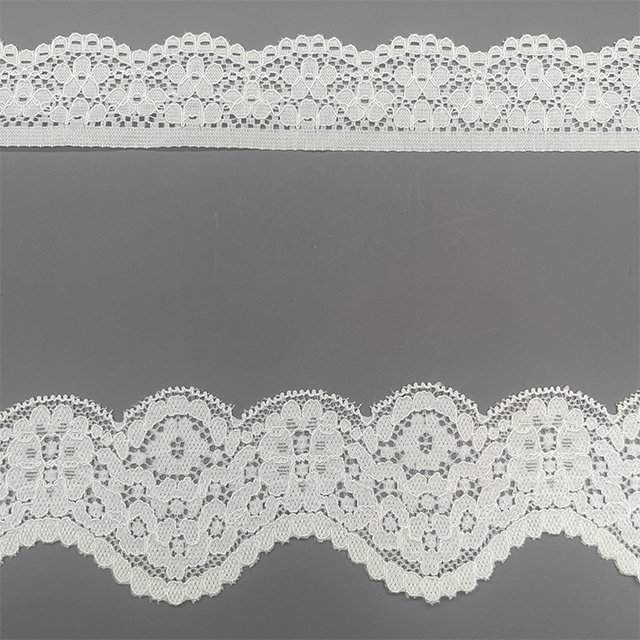 TUTON Custom Elastic Lace 2.7/4.5/4.8 CM Embroidery Trim For Lingerie
