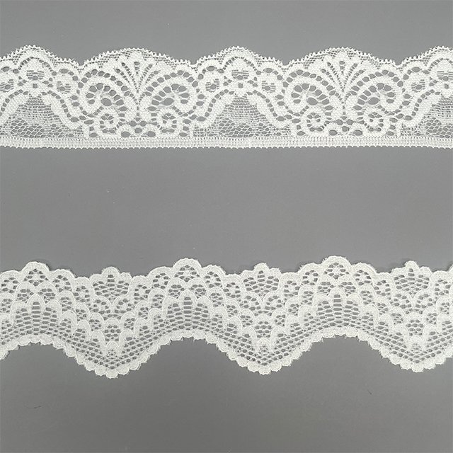 TUTON Custom Elastic Lace 2.7/4.5/4.8 CM Embroidery Trim For Lingerie