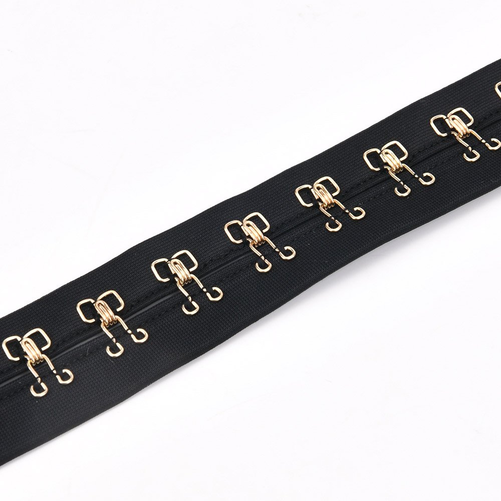 Hook and Eye with Fabric Single Row Hook & Eye Tape Trim Cotton Tape Ribbon Sewing Dance Bridal Costumes Drapery
