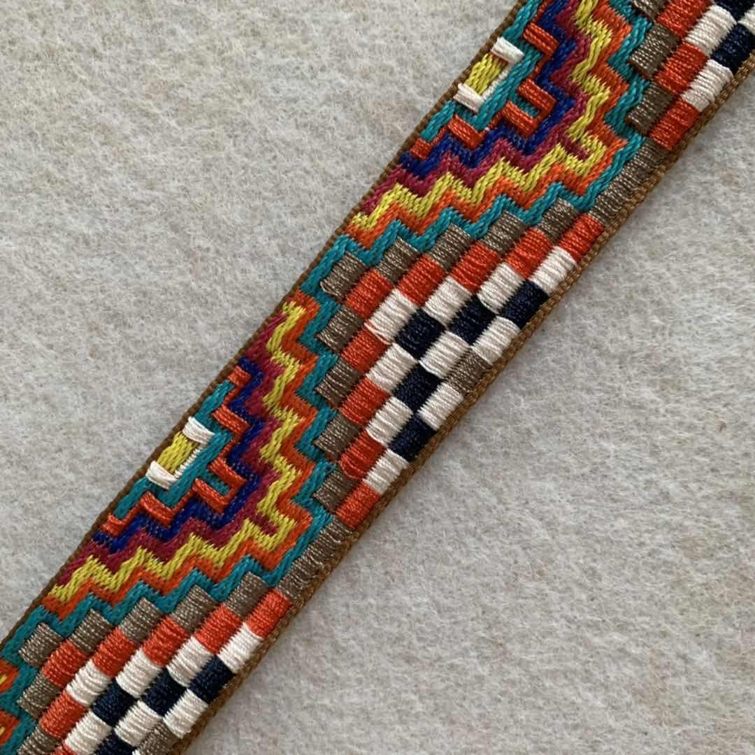 2019 unique ethnic style embroidery ribbon trimming for clothes