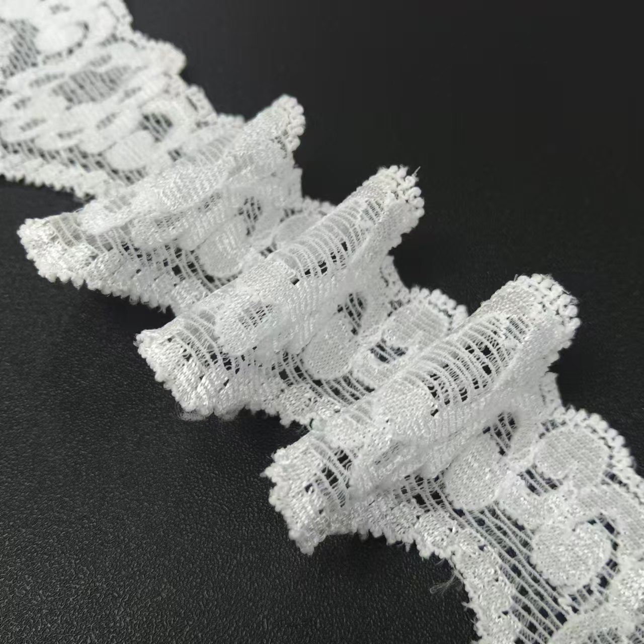 3cm White High Quality Tulle Lace Fabric Trim French Style Floral Underwear Decorations Clothing Accessories