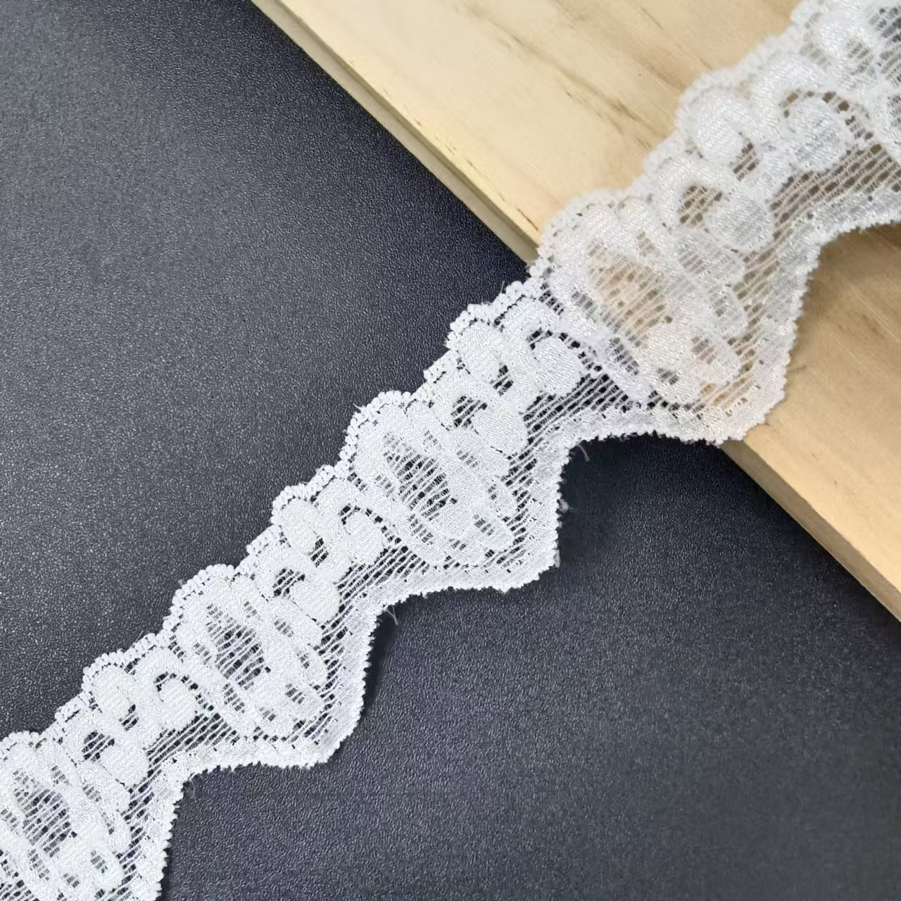 3cm White High Quality Tulle Lace Fabric Trim French Style Floral Underwear Decorations Clothing Accessories
