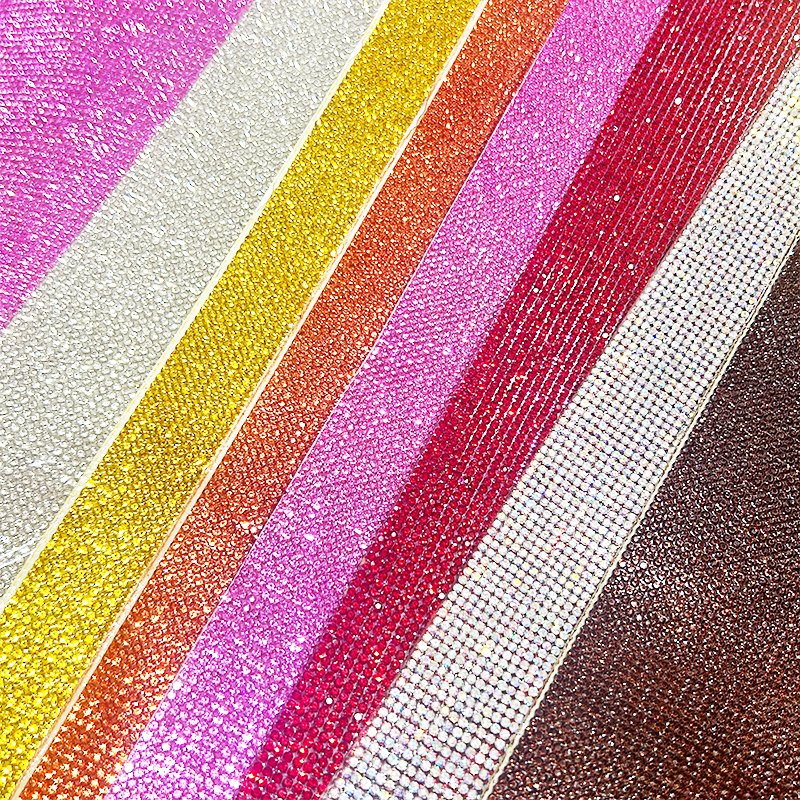 Wholesale Super Bling 9.5*15.8 inch Hotfix Crystal AB Glass Self Adhesive Rhinestone Sheets Strass Trim Crystal Applique Crafts