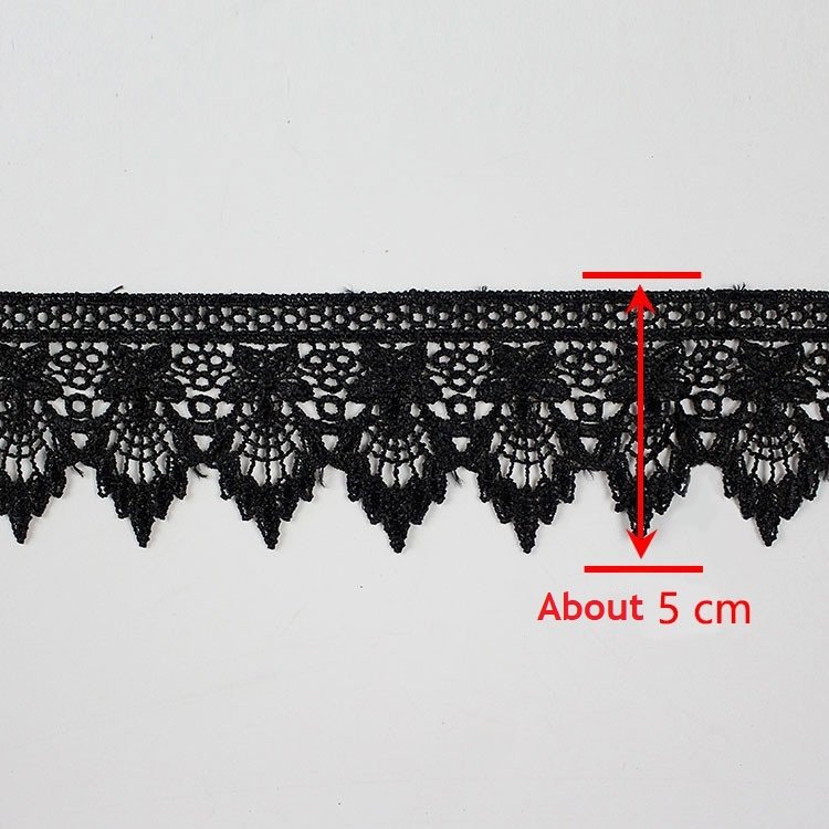 Floral Polyester Border Lace Embroidery Bridal Lace Wedding Cord Lace Trim