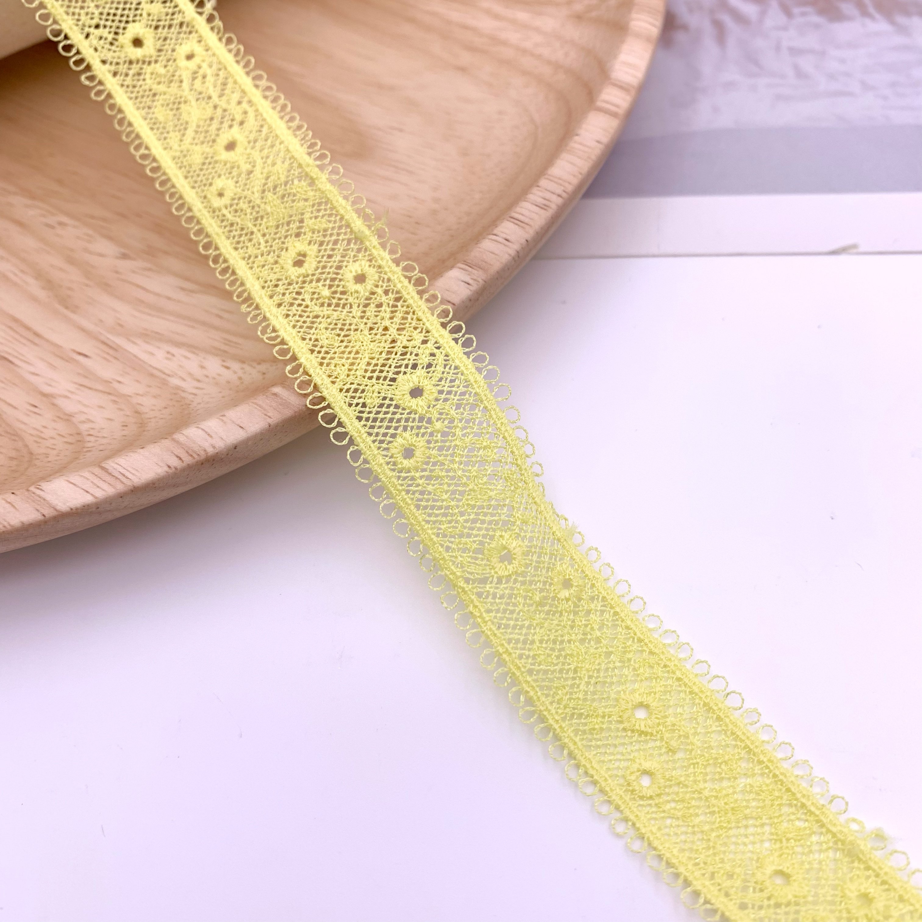 Wholesale Price Chemical Lace New Colors Polyester Guipure Gpo Lace Trim