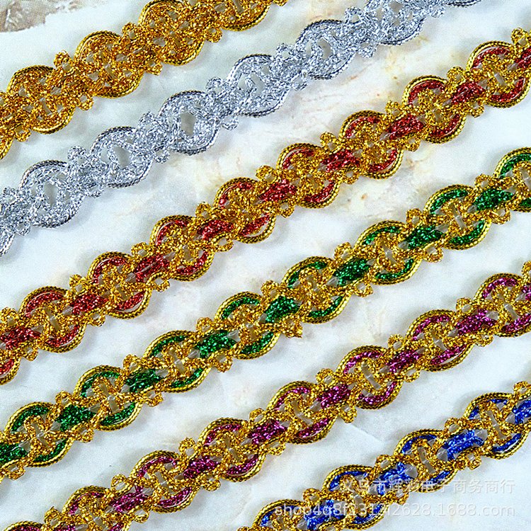 Webbing Mirror Sewing Lace Trim with Decoration Shiny Dancewear Costume 2023 Top Sale Embroidery Sequined Embroidery Fabric