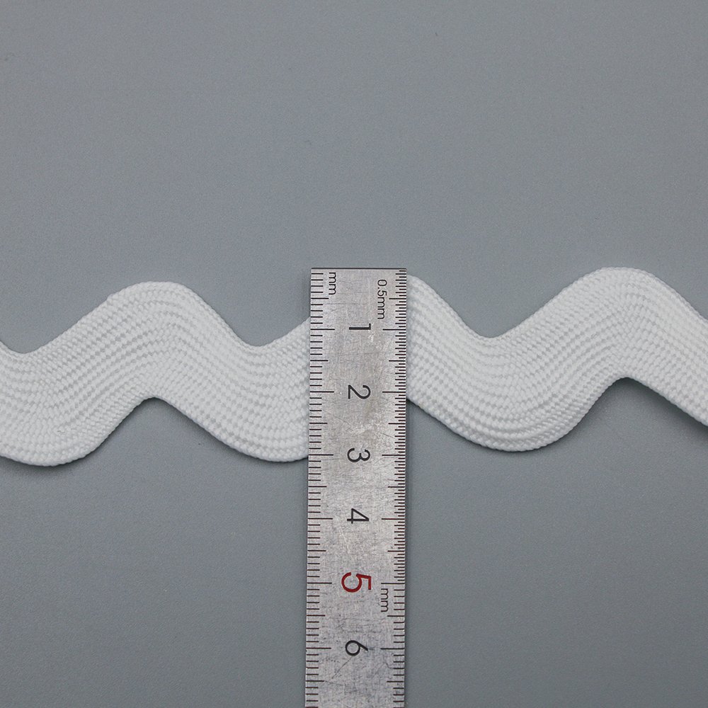 New arrival white 100% cotton lace ric rac trim for garment accessories