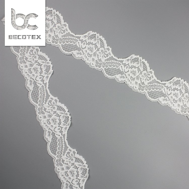 Wholesale Factory Soft Floral Stretch Lace Trim For Underwear
