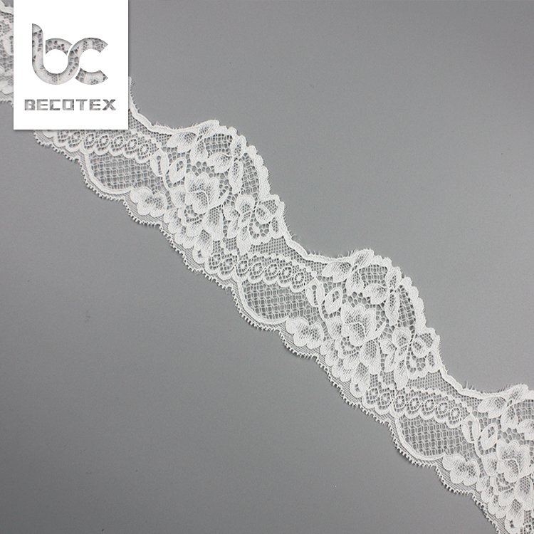 Wholesale Factory Soft Floral Stretch Lace Trim For Underwear