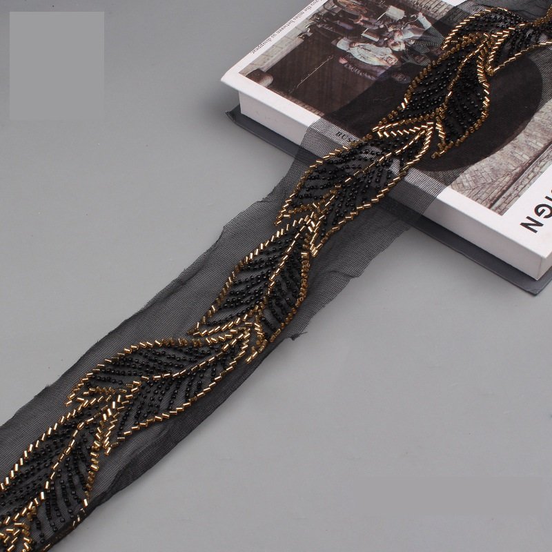 Wholesale Price Sequin Embroidery Lace Fabric Lace Trim Embroidery Lace Fabric For Dresses