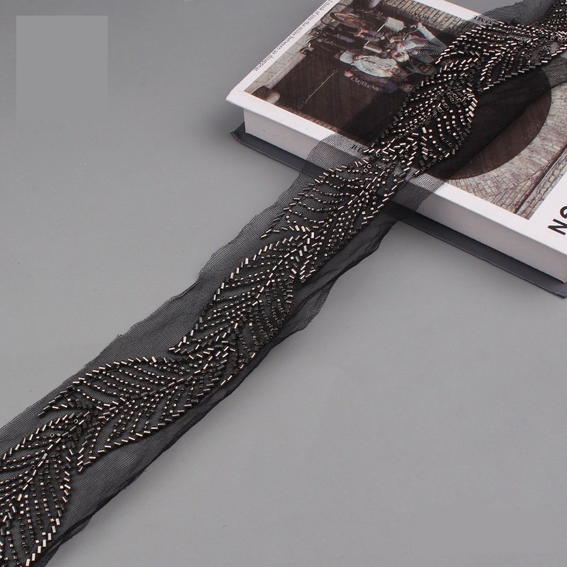 Wholesale Price Sequin Embroidery Lace Fabric Lace Trim Embroidery Lace Fabric For Dresses