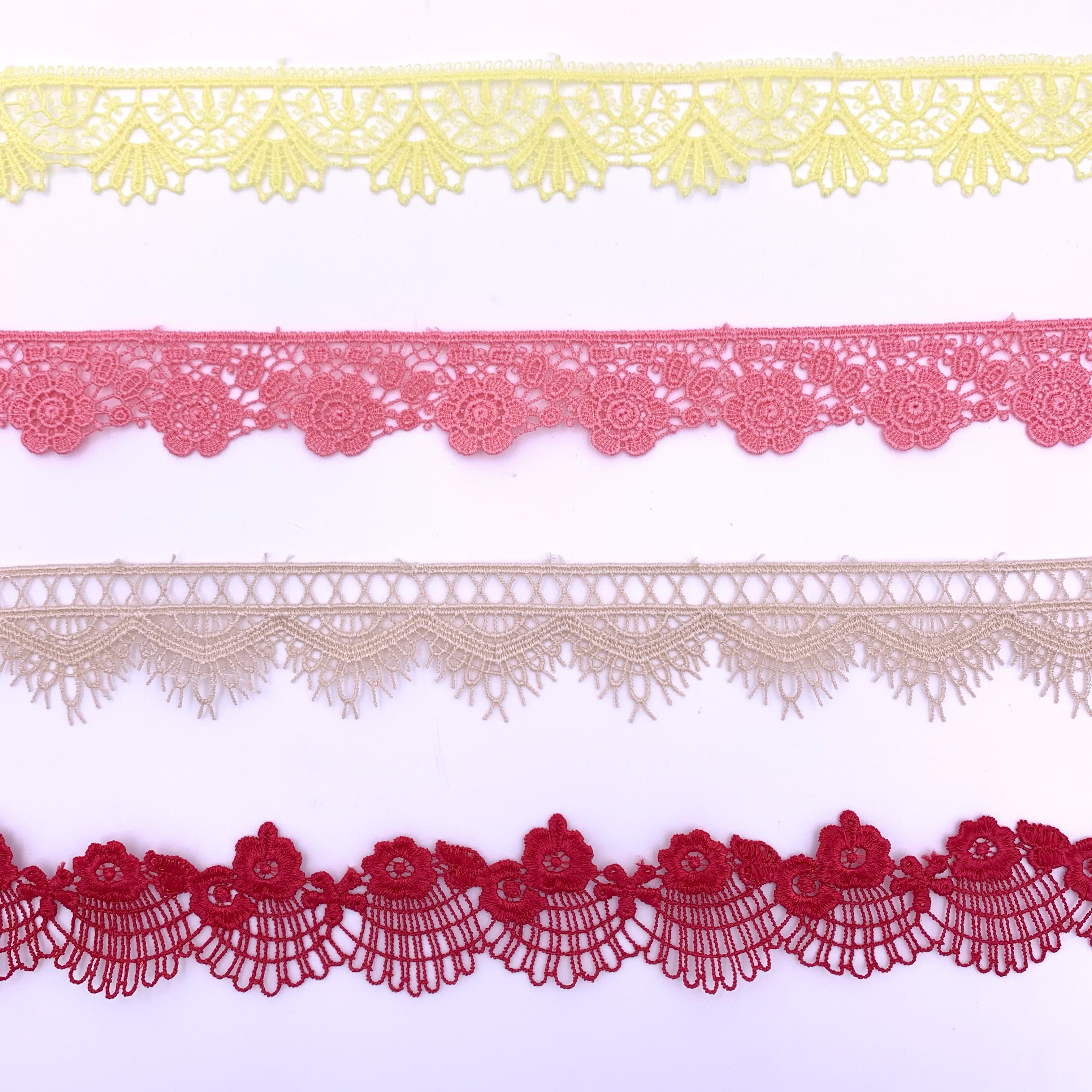 Manufacturer Wholesale Colors Renda polyester Guipure Lace Trim