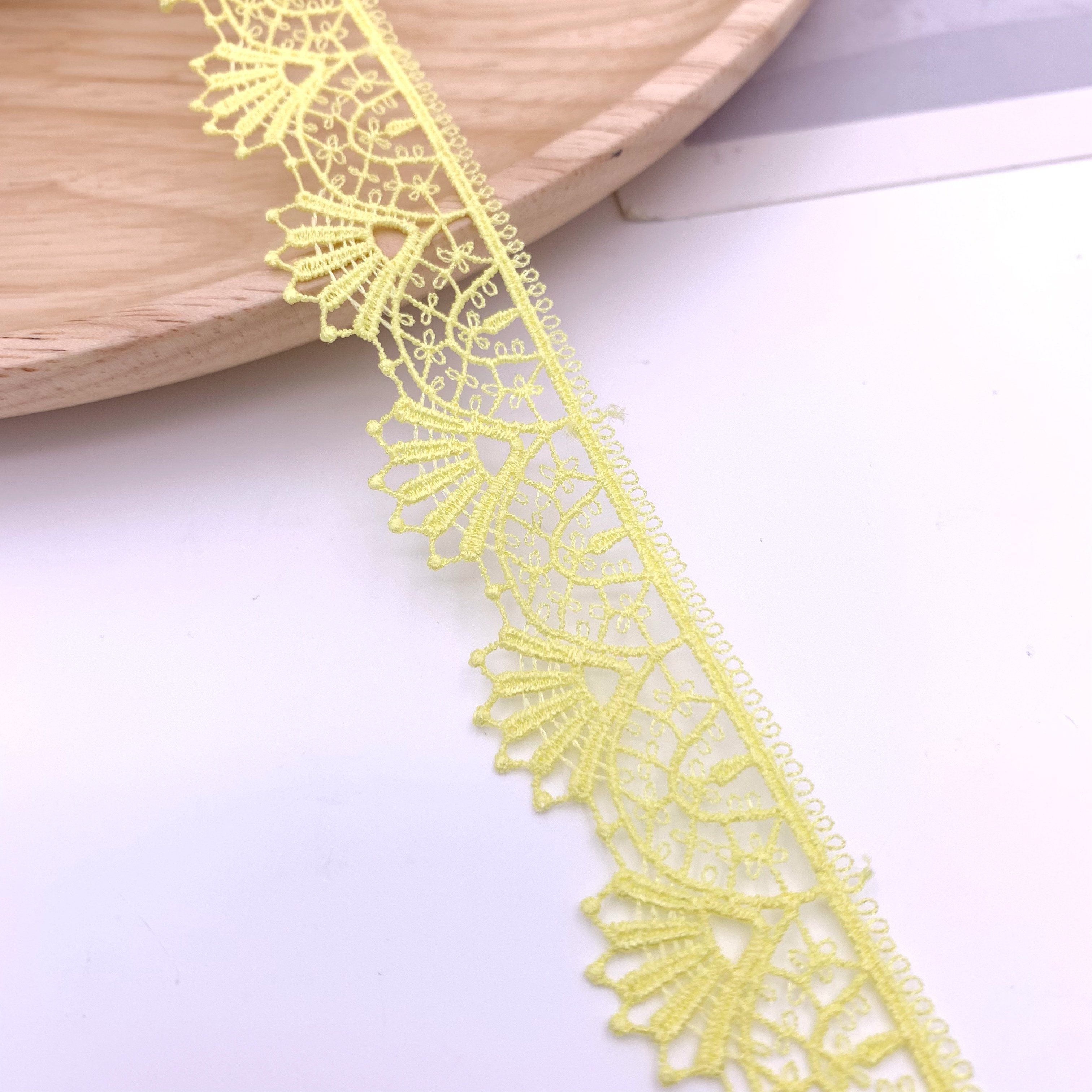 Manufacturer Wholesale Colors Renda polyester Guipure Lace Trim
