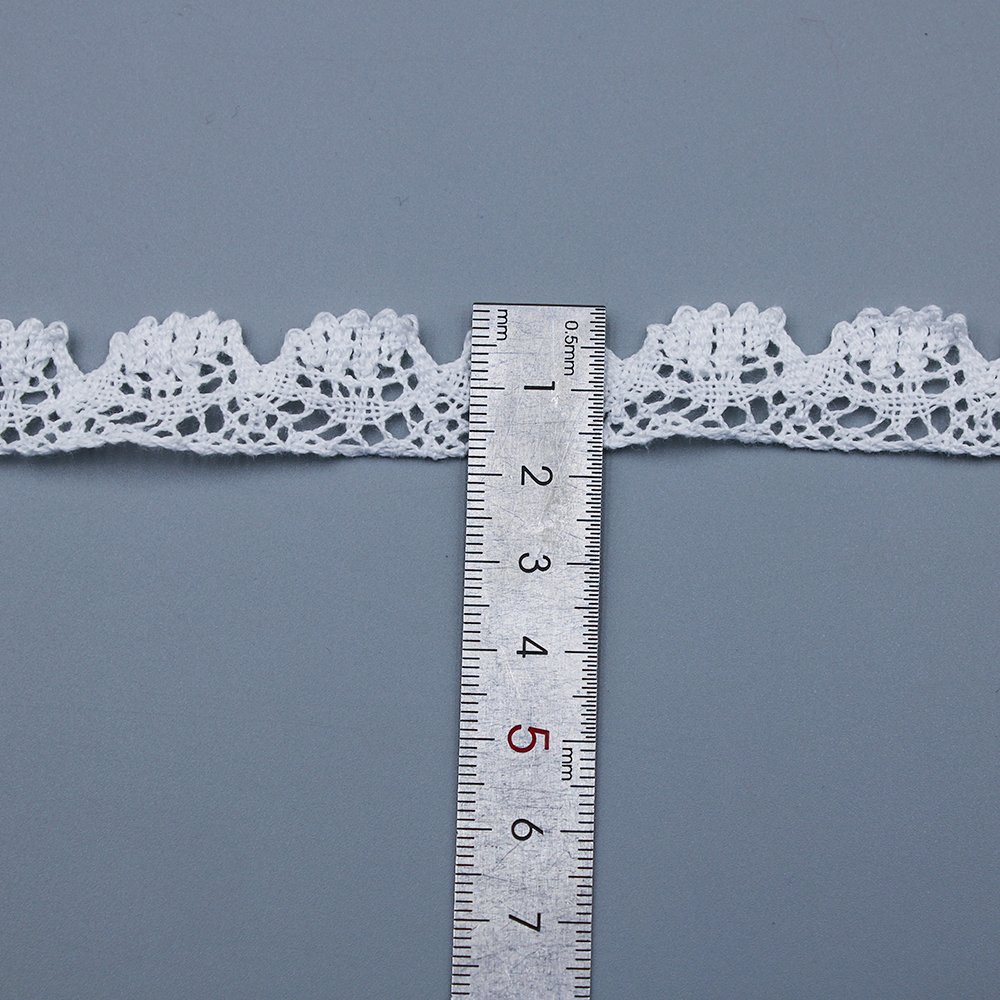 Hot selling gordon ribbon 100% cotton trim soft crochet lace trim for lingeries