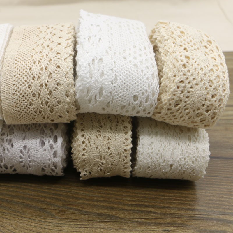 embroidery white milk silk yards chemical embroidery lace fabric border white lace trim