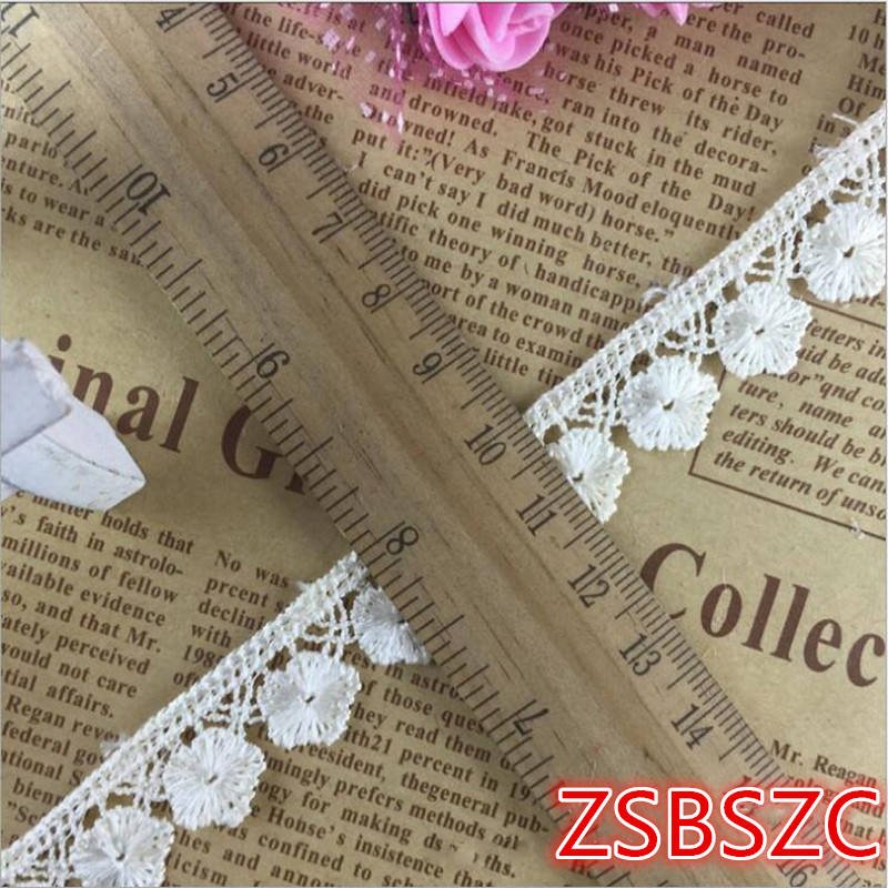 Fashion Design polyeater Flower Lace Decoration Multi color Embroidery Guipure Lace Ribbon for dress clothes bag curtain DB203
