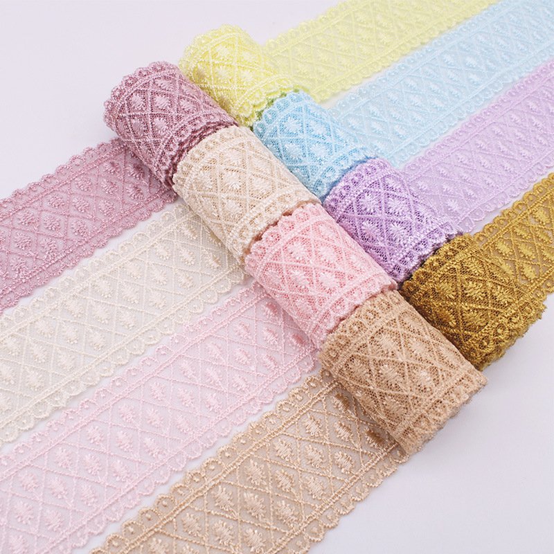 High Quality Lace Trim YIHUI Lace Trim Supplier floral embroidery lace trim for Gift Decoration