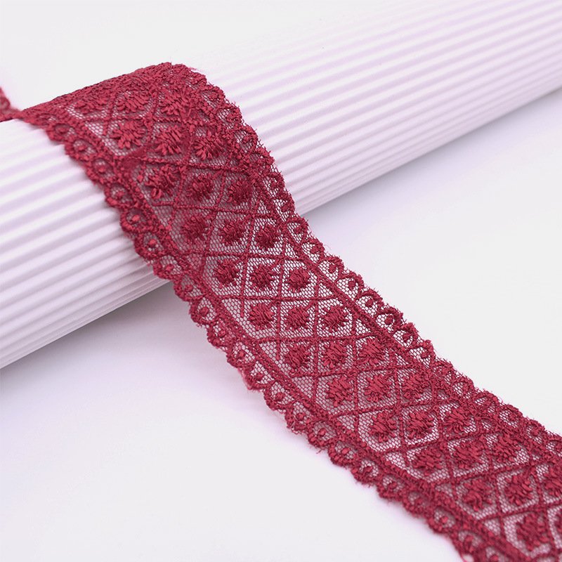 High Quality Lace Trim YIHUI Lace Trim Supplier floral embroidery lace trim for Gift Decoration