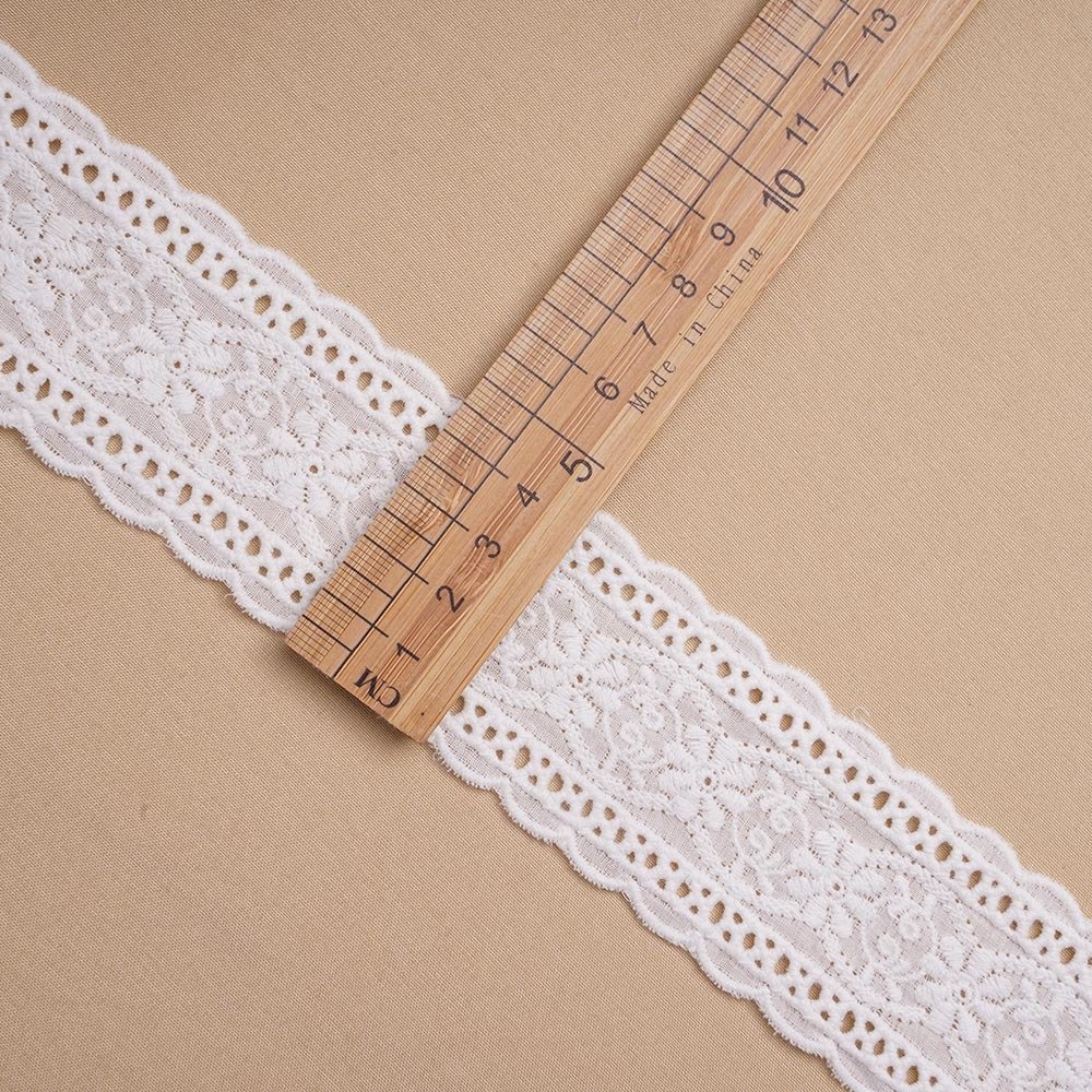 Customize Fabric 100% cotton high quality cord lace fabric Perforated Hollow Floral Embroidery Guipure Lace Trim Ribbon for bra