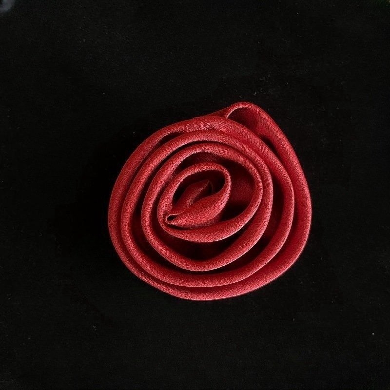 Flower Trims High End Garment Accessories Handmade Solid Color Sweet Rose Sew-On Flowers Trims For Clothing