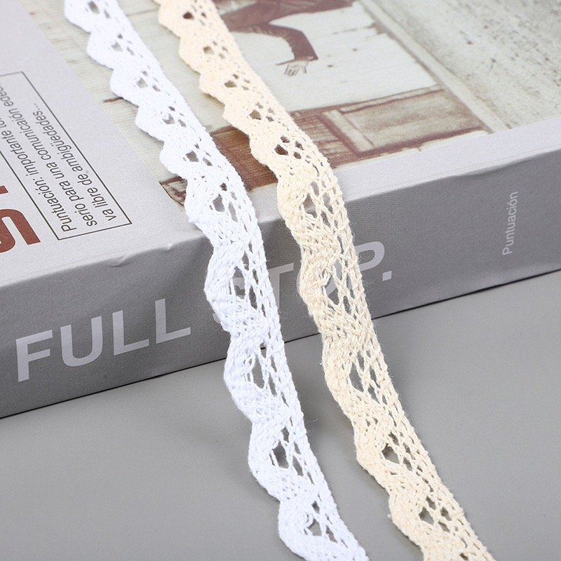 Factory wholesale price hollow design 100 cotton lace decorative ribbon clothes home wear hat special lace trim