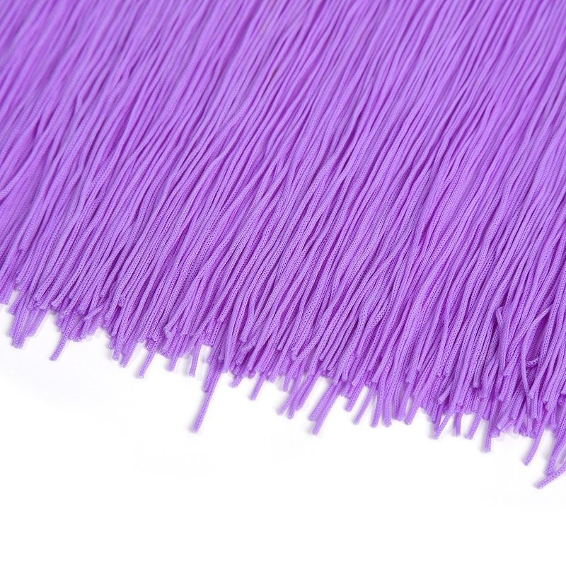 Wholesale Polyester Fringe Trim Latin Dress Decoration Textile Accessories Lace Curtain Ribbon Stage Costume DIY Various Sizes