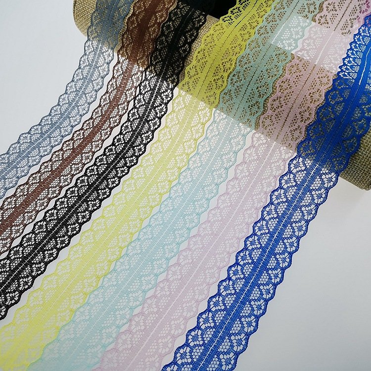 LS198 3cm polyester hollow non-stretch lace fabric underwear lace trim for ladies lingerie and garments